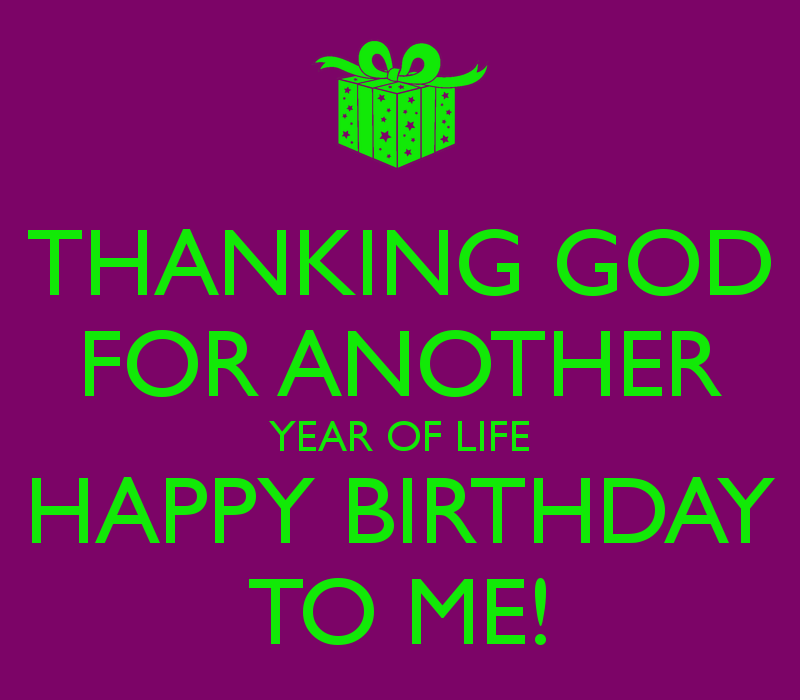 happy birthday to me