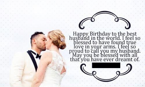 Birthday Wishes for Husband