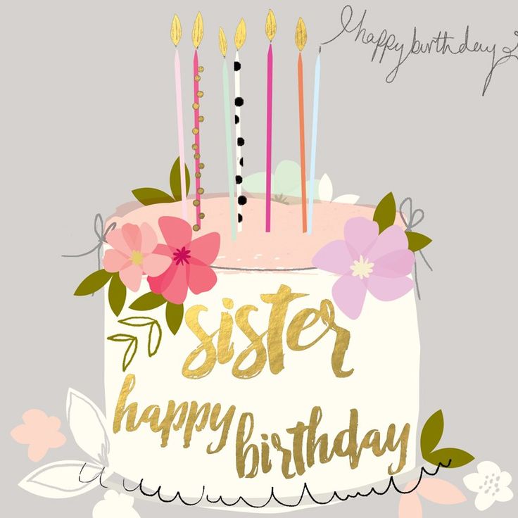 birthday greetings for sister