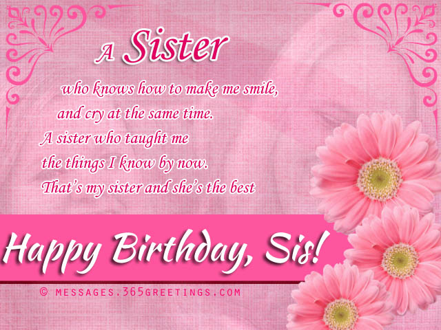 happy birthday sister images