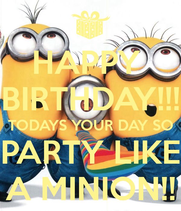minion birthday wishes