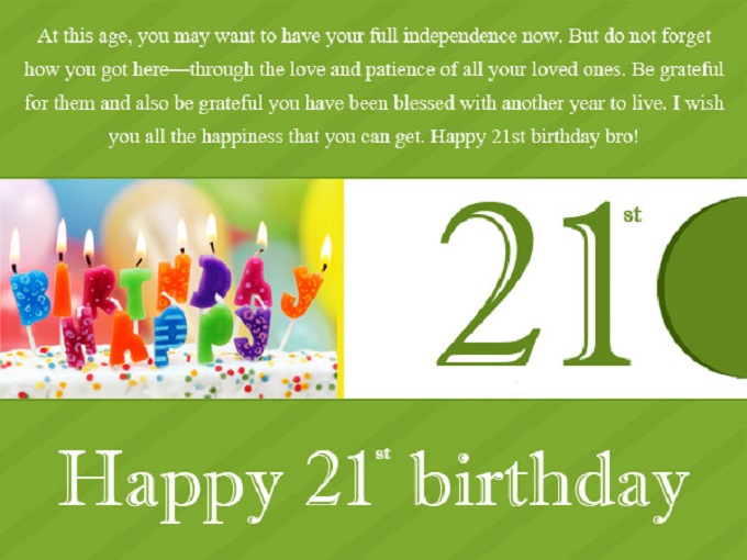 happy 21st birthday