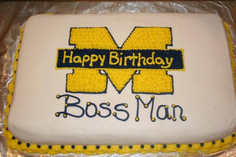 happy birthday cake for boss