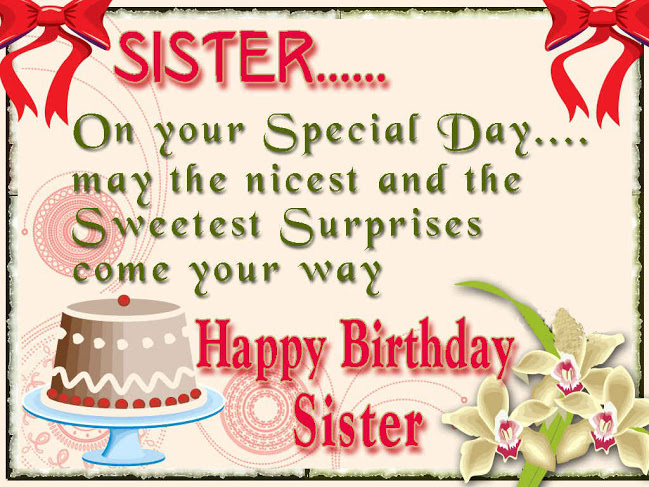 Birthday Images for Sister Happy Birthday Greetings for
