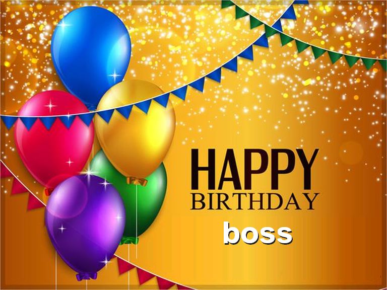 birthday wishes for boss