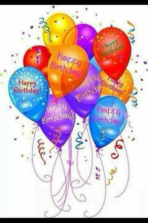 happy birthday balloons