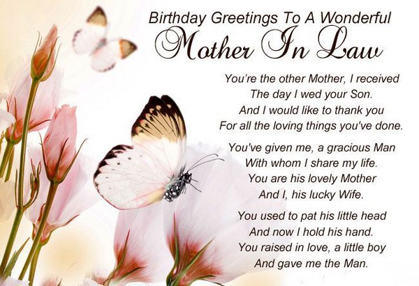 birthday wishes for mother in law