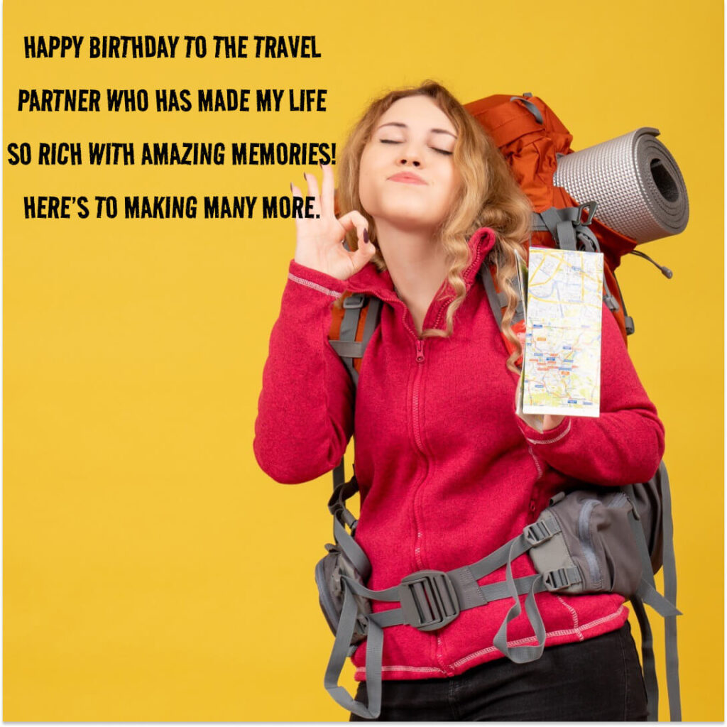 happy birthday wishes to a traveller