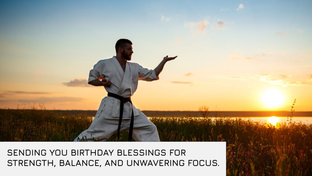 Birthday Wishes for Karate Master