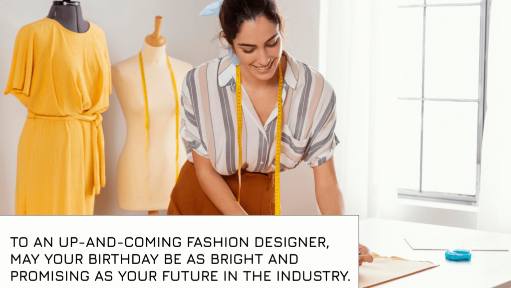 Birthday Wishes for Fashion Designer friends