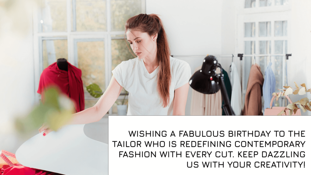 HBD Wishes for Fashion Designer