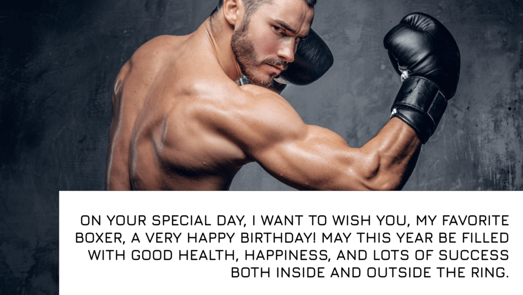 Birthday Wishes for Boxer Friend