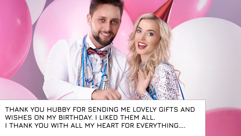 Birthday Wishes Reply to Husband
