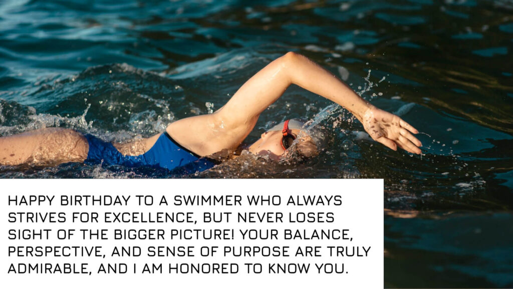 birthday messages for swimmer