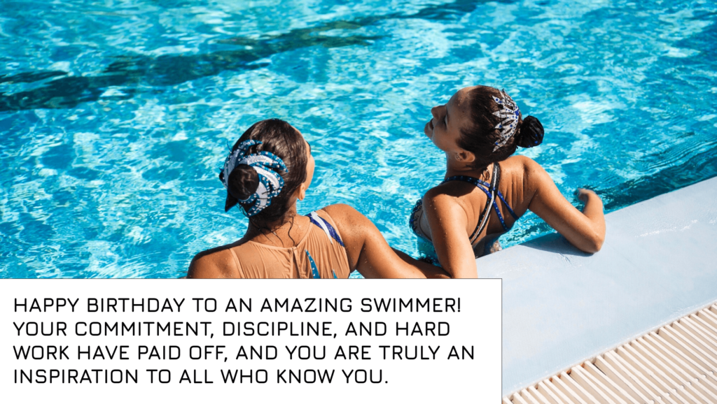 happy birthday swimmer