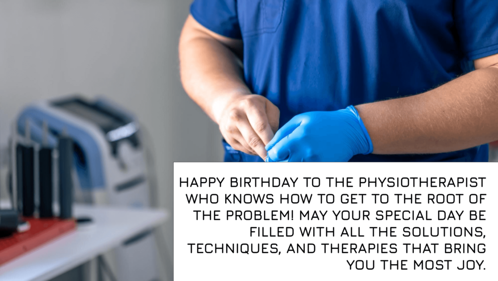 hbd Wishes for Physiotherapist