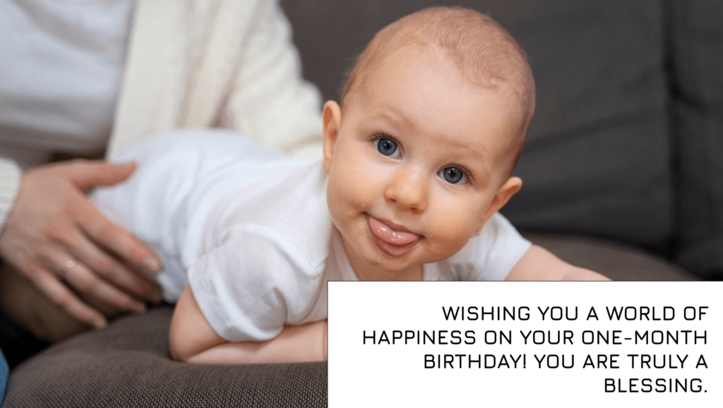 1 Month baby birthday wishes