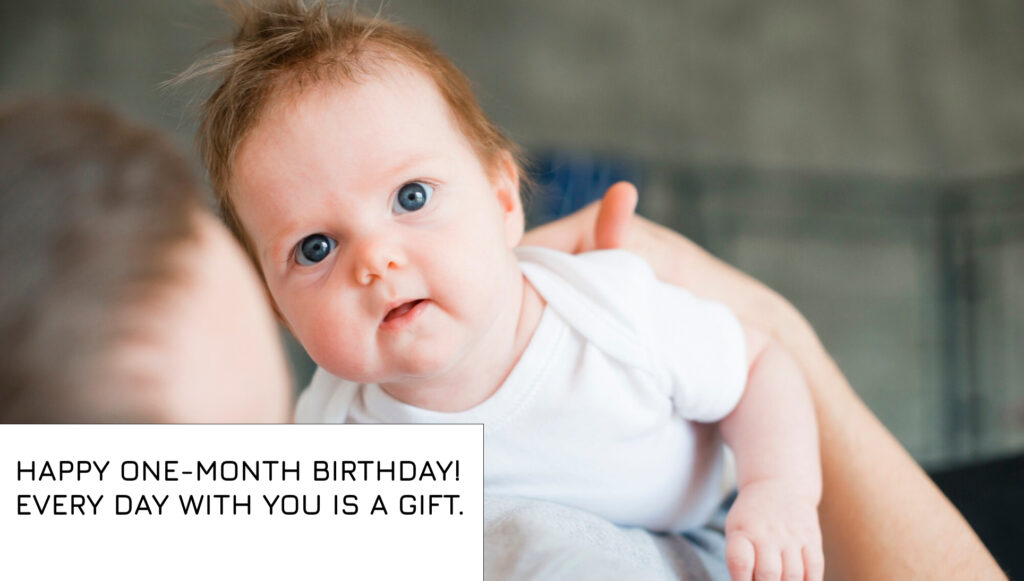 1 month baby instagram captions
