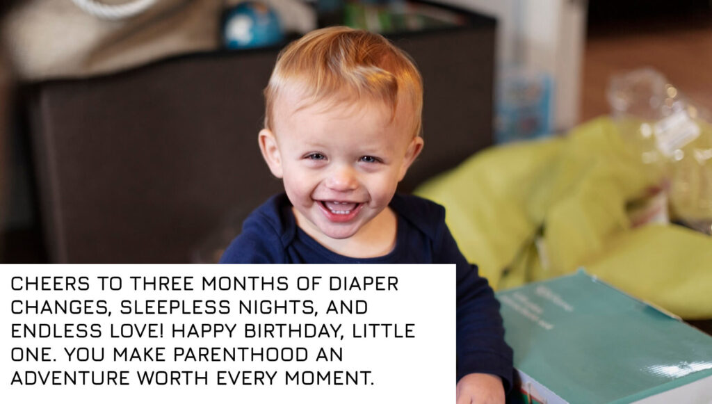 3 months baby captions for Instagram