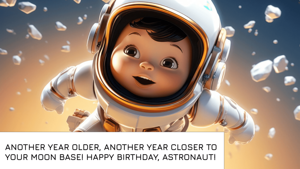 Birthday Quotes for astronaut  