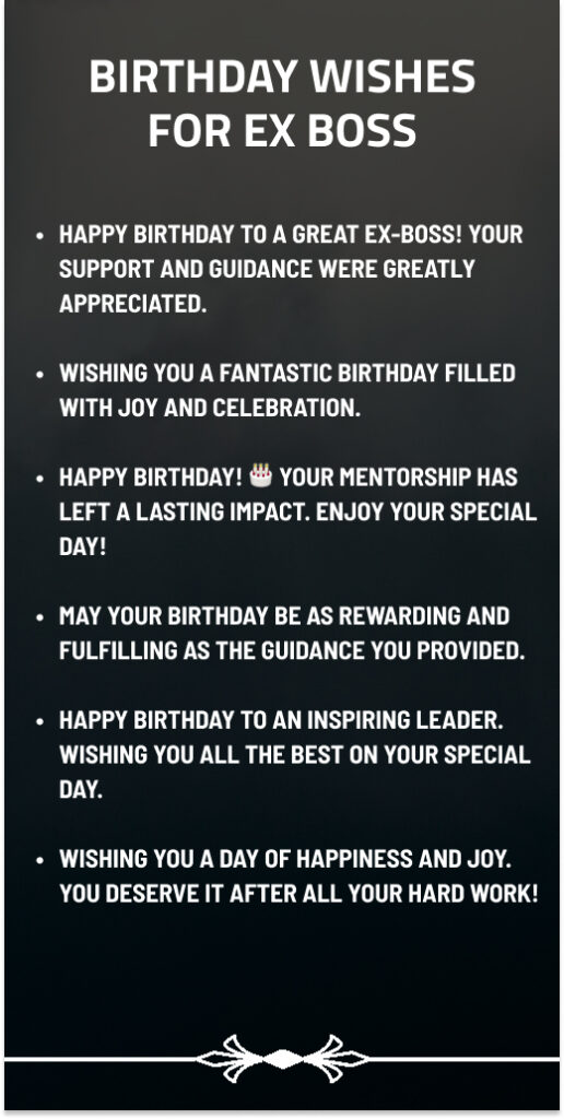 birthday wishes for ex boss