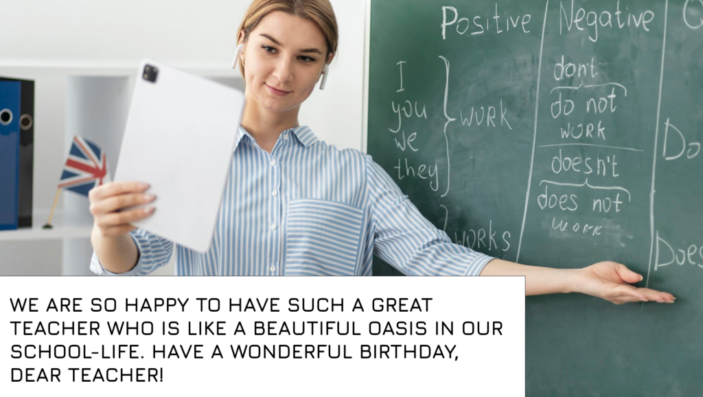 Birthday quotes for Teacher
