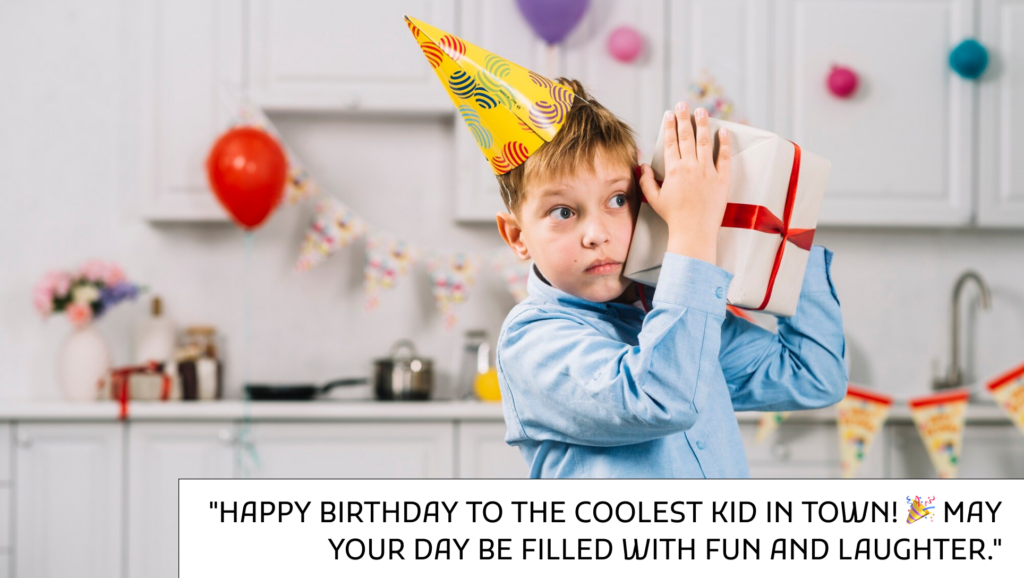 Birthday wishes for kid 