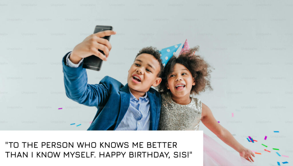 Captions for Birthday Post for Sister