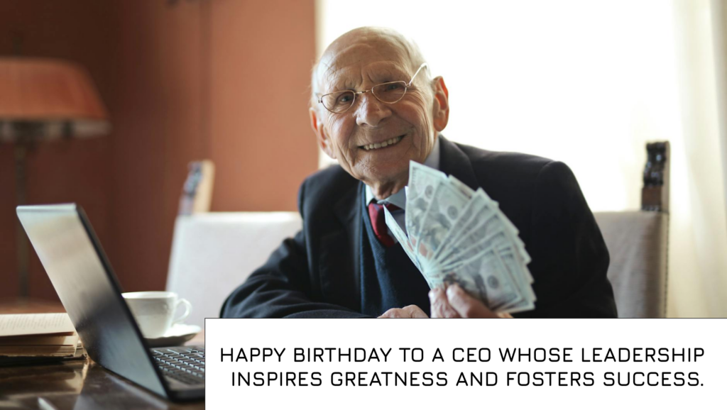 HBD wishes for c.e.o.