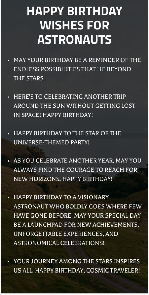 birthday wishes for astronaut