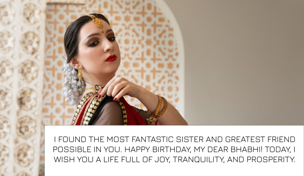 Birthday Wishes for Bhabhi in English