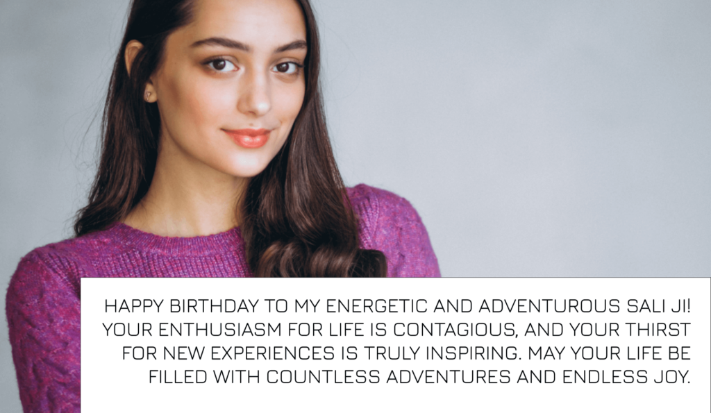 Birthday Wishes for Sali
