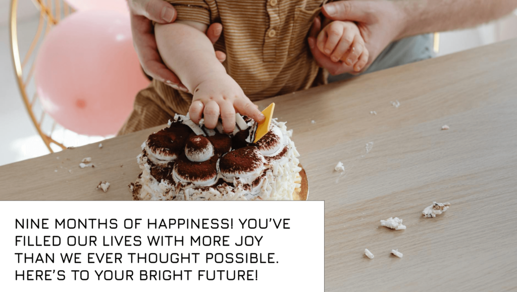 Messages for Nine Month Old Baby
