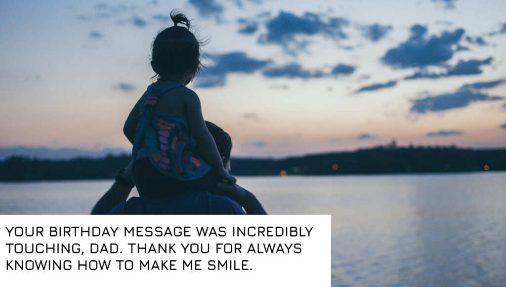 Thank You Quotes to Father for Birthday Wishes