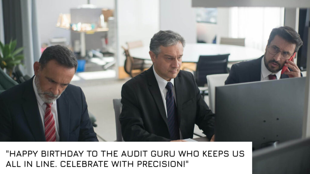 Short Birthday Wishes for Auditor