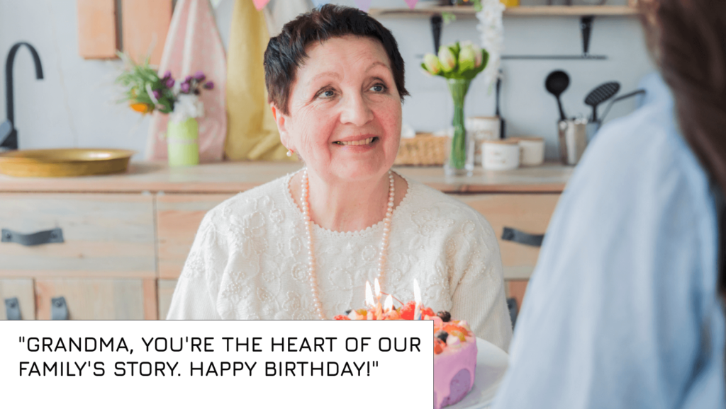 Touching birthday wishes for grandmothe