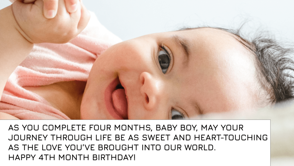 Wishes for four month old baby boy