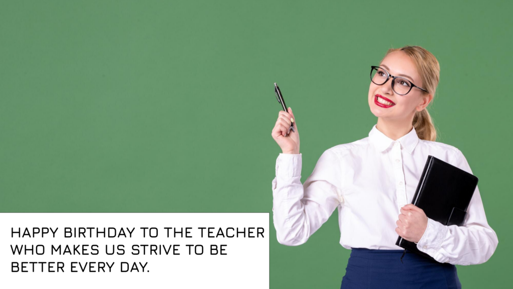 birthday sms for teacher