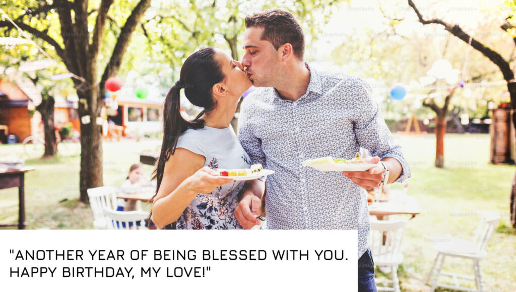 Short instagram captions for birthday post for wife