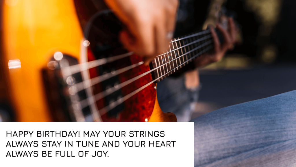 Birthday Wishes for Guitarists