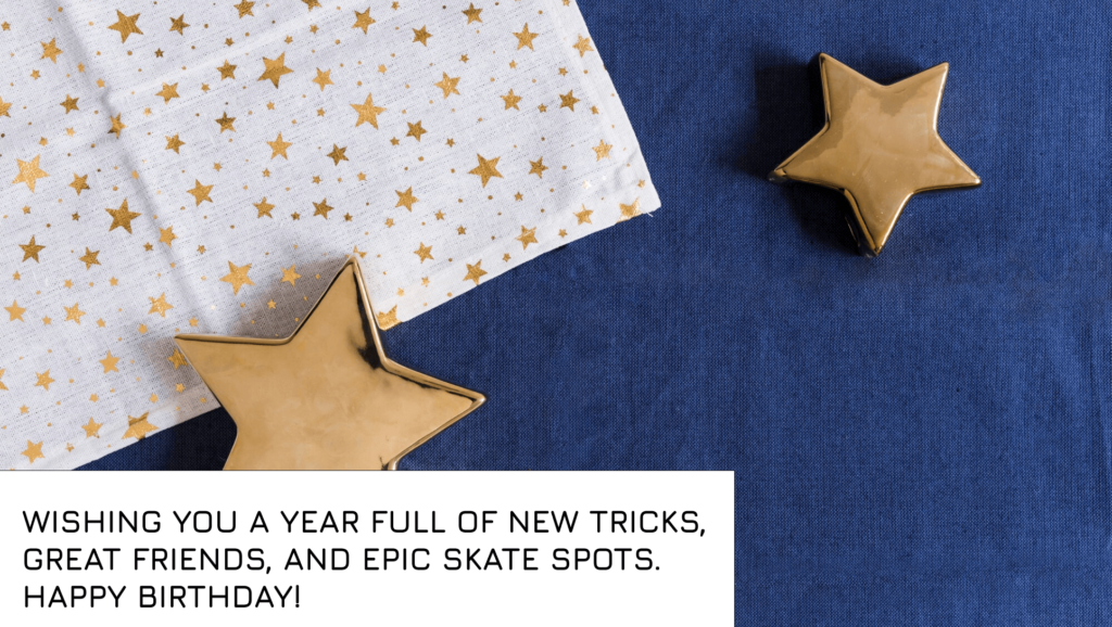 Birthday Messages for Skateboarder