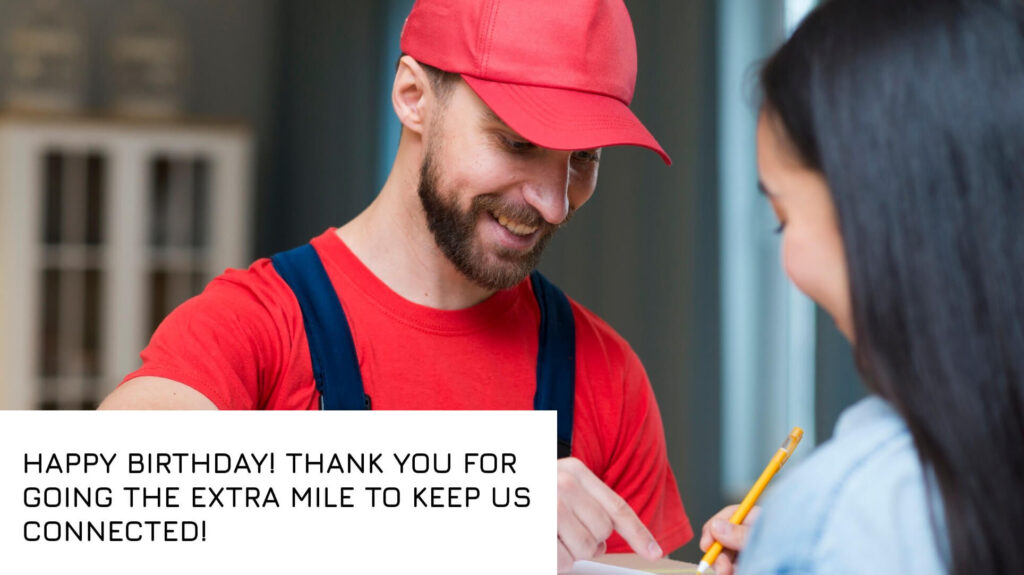 Birthday Wishes for a mail carrier