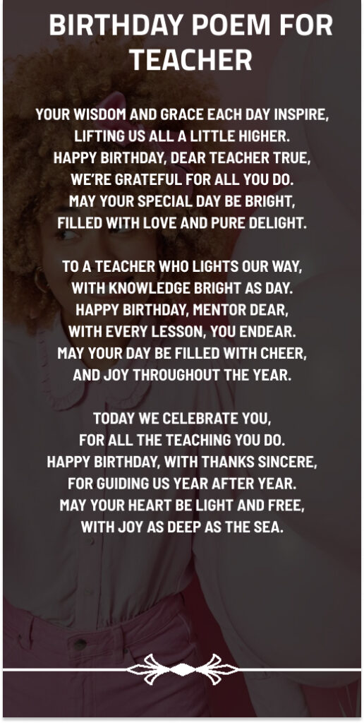 Short birthday poem for kids