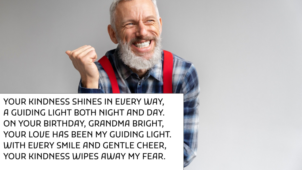 Short birthday poem for Grandfather