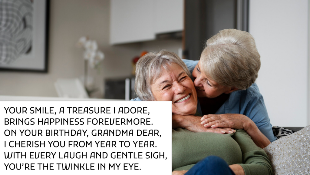 Short birthday poem for Grandma