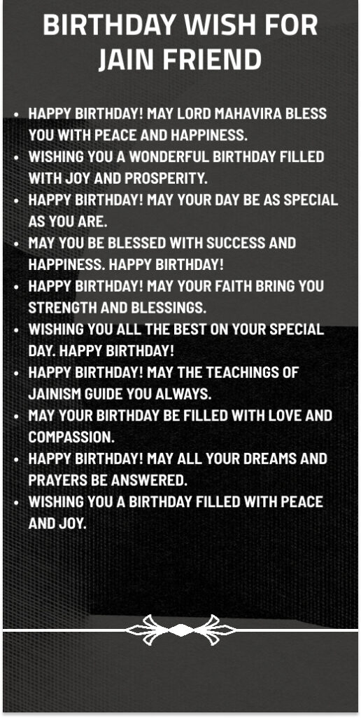Birthday Wish for Jain Friend Pintrest