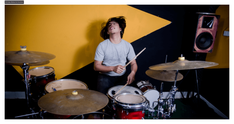Birthday Wishes for Drummer