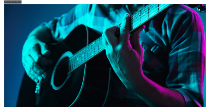 Birthday Wishes for Guitarists