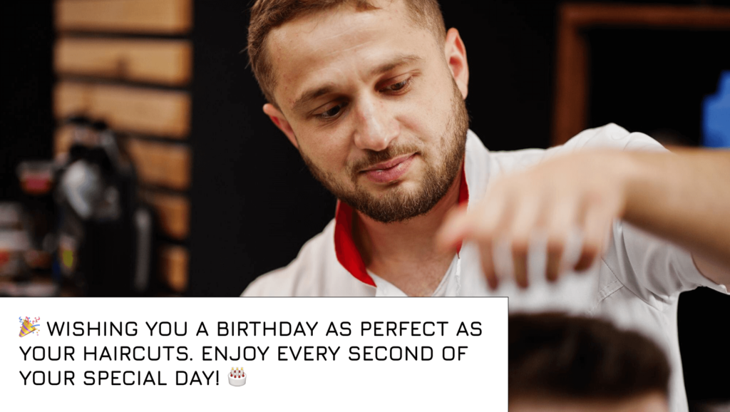 Birthday Wishes for Hairdresser or Barber