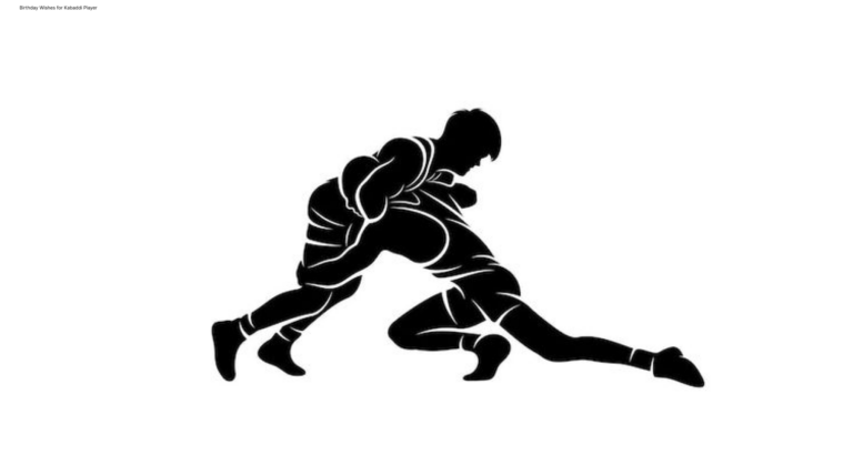 Birthday Wishes for Kabaddi Player